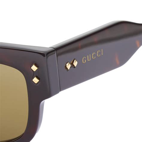 gucci sunglasses neon green|Gucci rimless shield sunglasses.